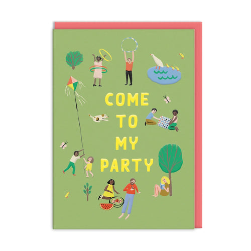 Come To My Party Invitation Pack