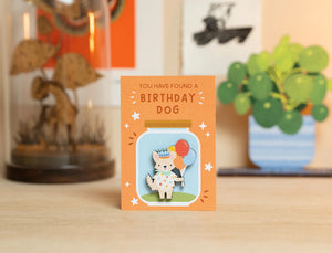 Birthday Dog Pin Badge