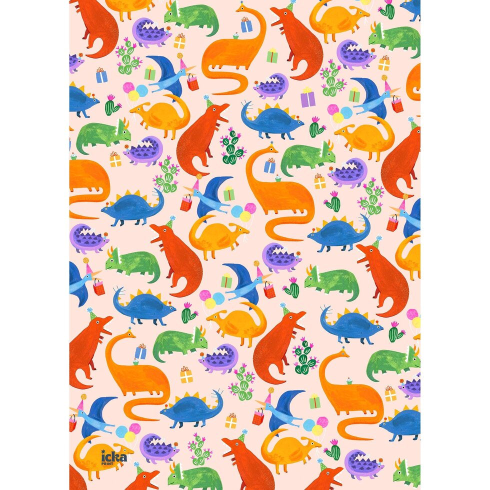 Dinosaur Wrapping Paper