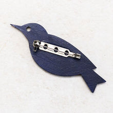 Starling Hand Painted Brooch