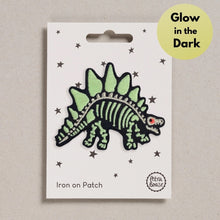 Dinosaur Glow In The Dark Iron On Patch