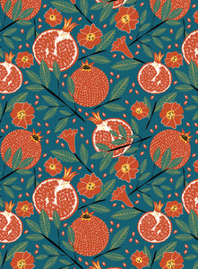 Pomegranate Greeting Card