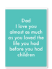 Life Before Children Card