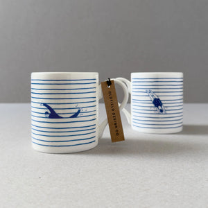 Striped Swimmer Mug