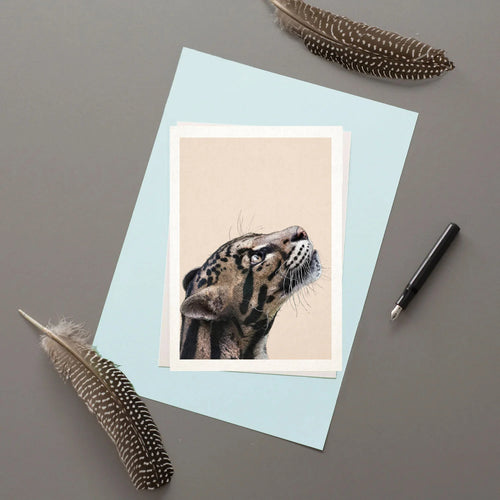 Clouded Leopard Greeting Card