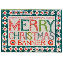 Packaging of Merry Christmas Banner by Cambridge Imprint