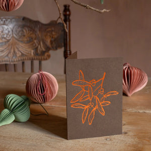 Mistletoe Greeting Card