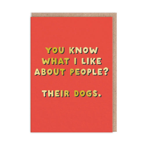 What I Like About People Card