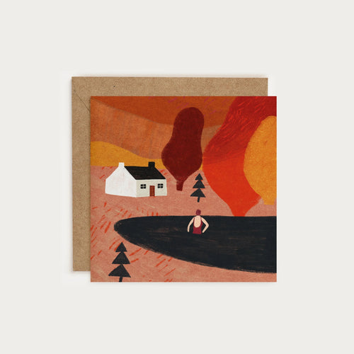 Autumn Dip Greeting Card