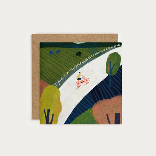 Countryside Cycle Greeting Card