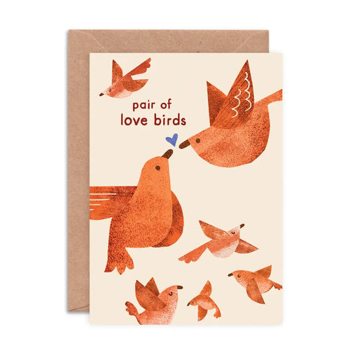 Pair of Love Birds Card