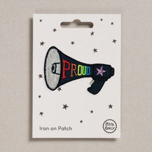 PROUD Megaphone Iron On Patch