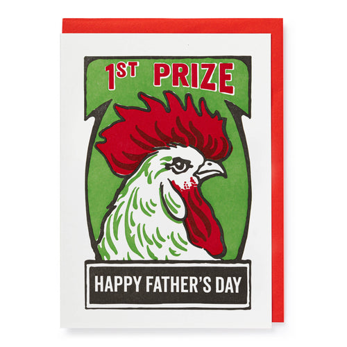 Father's Day Cockerel Card