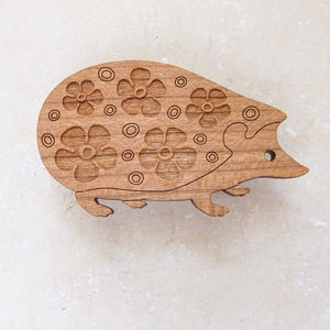 Hedgehog Brooch