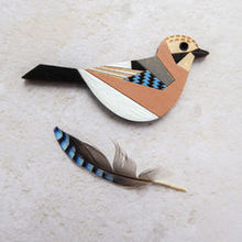Jay Hand Painted Brooch
