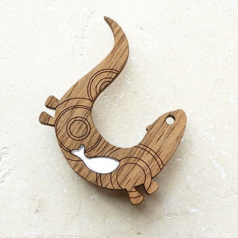 Otter Brooch