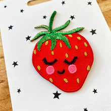 Strawberry Iron On Patch