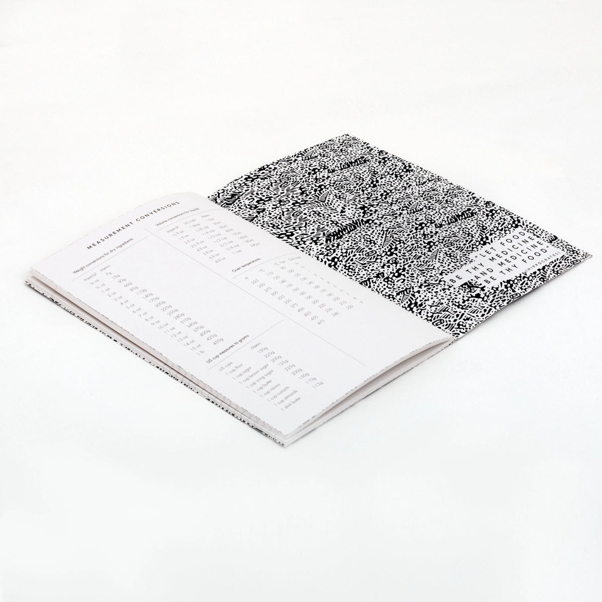 Recipe Journal - Black & White