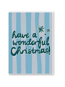 Have A Wonderful Christmas Card