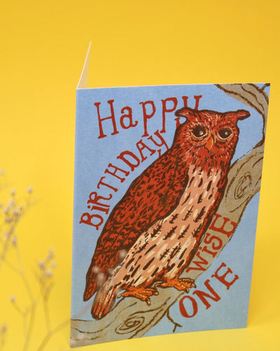 Wise One Happy Birthday Card