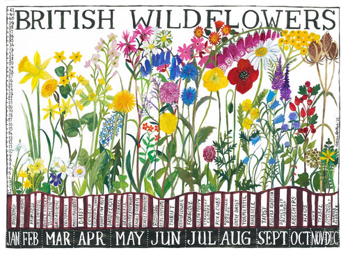 British Wildflowers Greeting Card