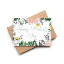 Happy Mother's Day, Pastel And Mint Green Card