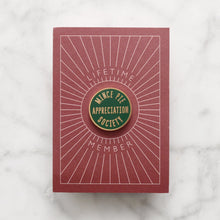 Mince Pie Appreciation Society Enamel Badge