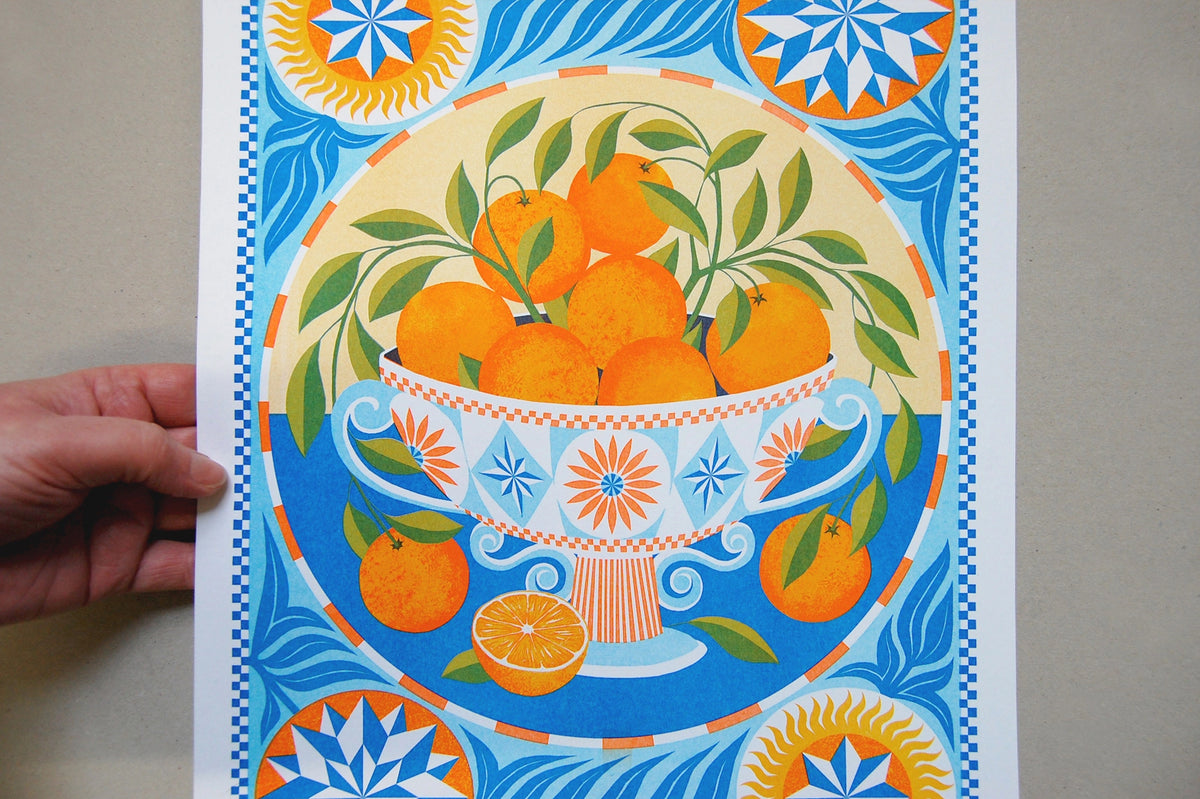 A3 Orange Bowl Print
