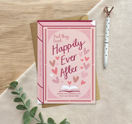 Happily Ever After Wedding Card