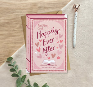 Happily Ever After Wedding Card
