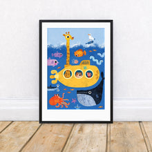 Submarine A4 Print