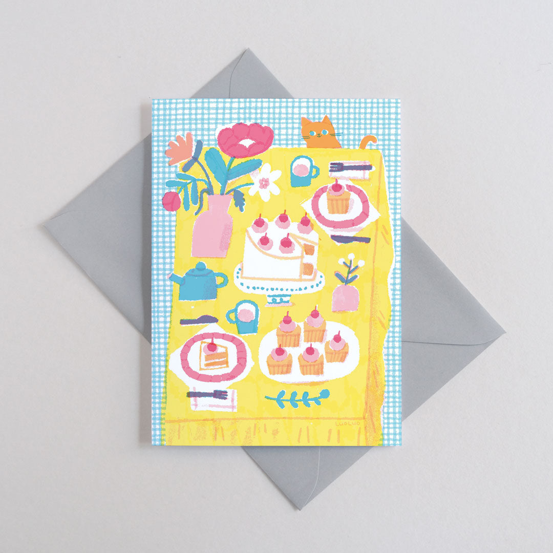 Tea Party Greeting Card