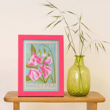 A5 Sweet Pea Print
