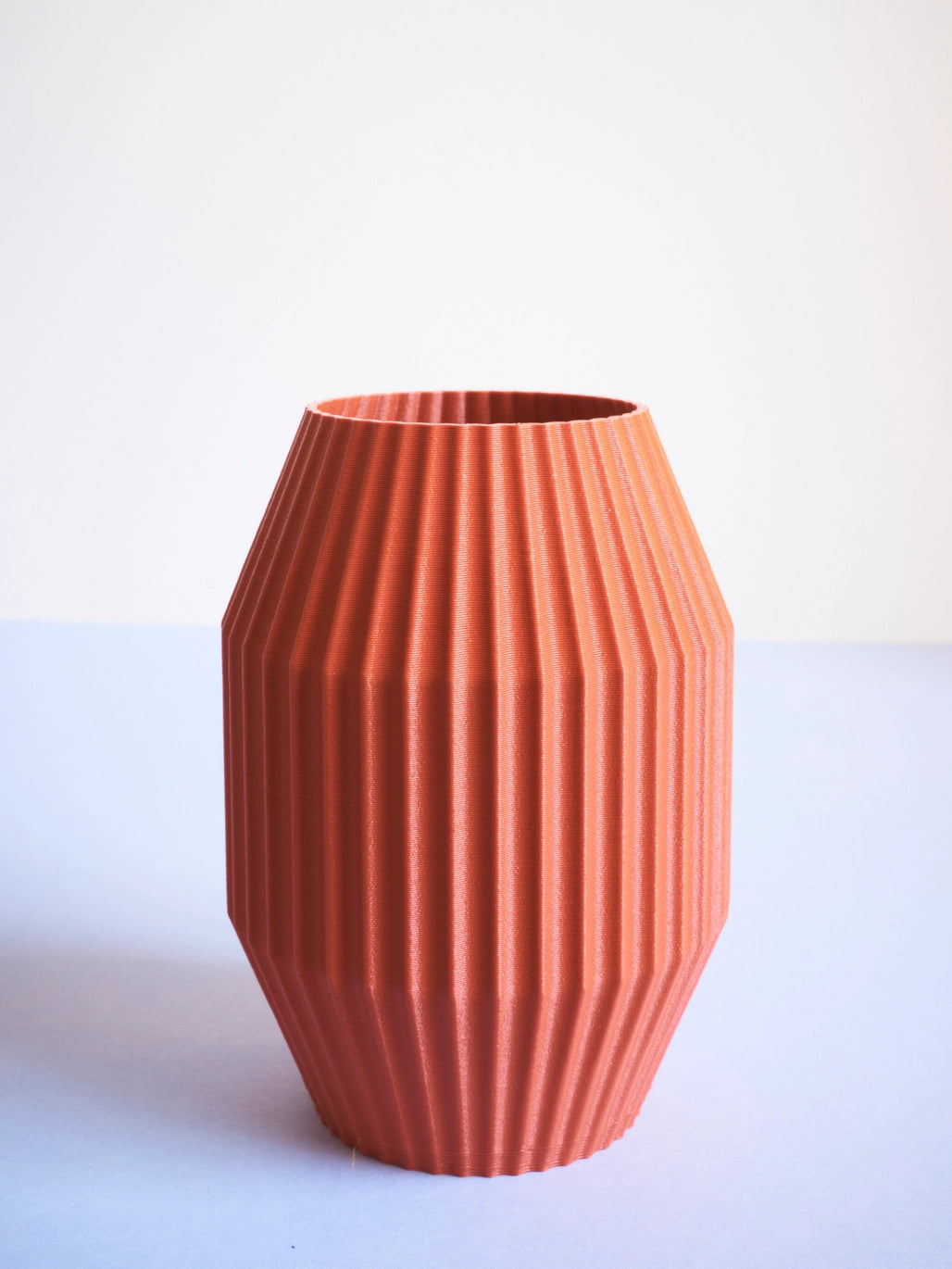 Recycled Contemporary Fluted Vase