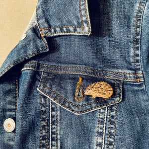 Hedgehog Pin Badge