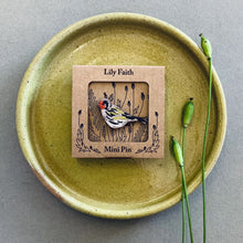 Goldfinch Pin Badge