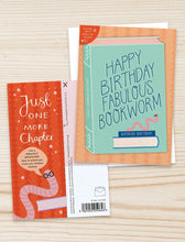 Fabulous Bookworm Birthday Card