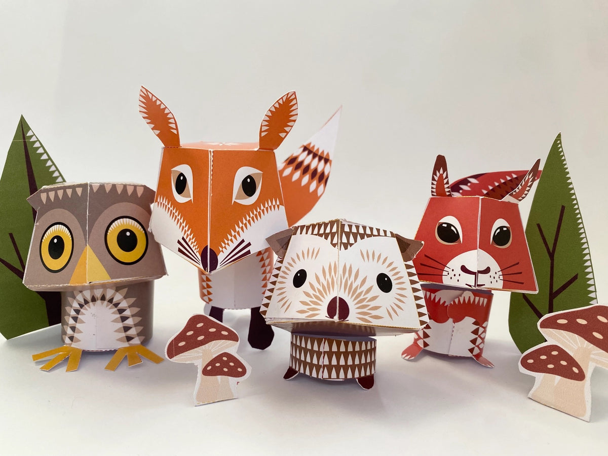 Woodlanders Paper Animal Craft Kit