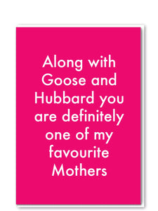 My Favourite Mother Greeting Card