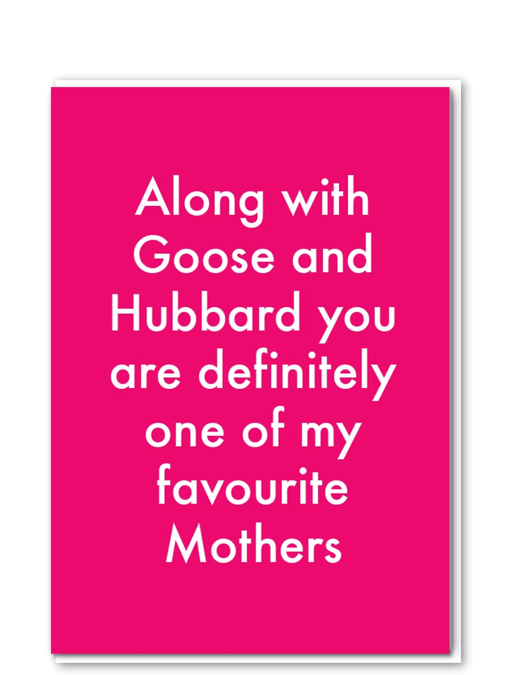 My Favourite Mother Greeting Card