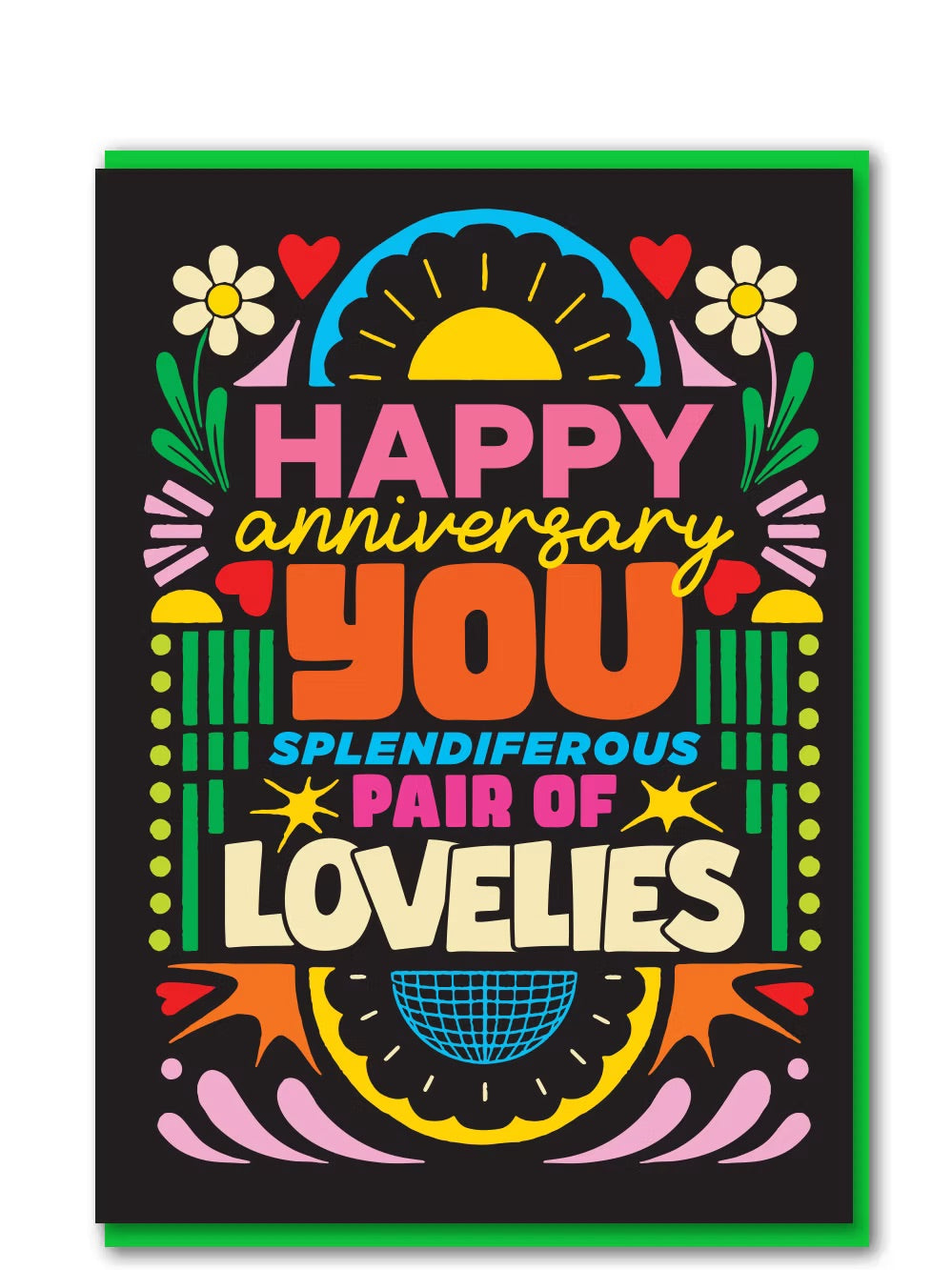 Pair Of Lovelies, Happy Anniversary Card