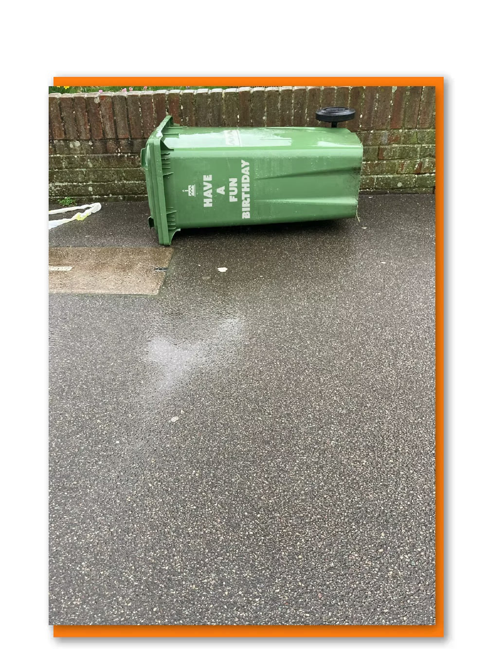 A Fun Birthday Bin Card