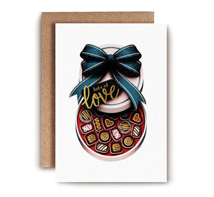 Box Of Chocolates Card