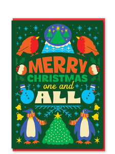 Merry Christmas One And All Card