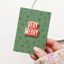 Very Merry Pin Badge