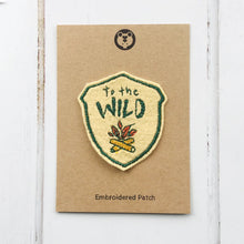 To The Wild Embroidered Patch