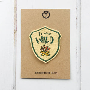 To The Wild Embroidered Patch