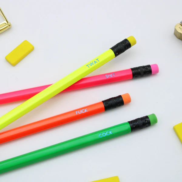 Sweary Pencil Set