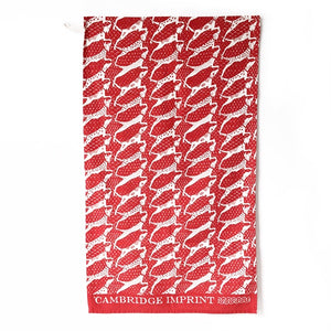 Red Dogs Tea Towel