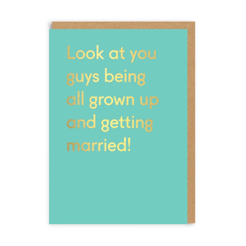 Look At You Guys Wedding Card